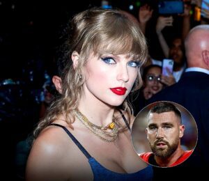 Chiefs' Travis Kelce with Taylor swift